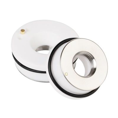 Materiais de consumo cerâmicos do laser da fibra do suporte do bocal do anel 32mm do laser