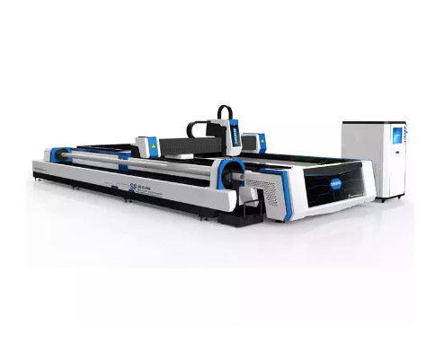 Cortador de aço inoxidável do laser da fibra da máquina 3015AM 3000w do cortador do laser do tubo