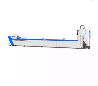 o cortador de tubulação do metal do laser do cortador do laser da fibra de 6016T 6000w faz à máquina a alimentação automática