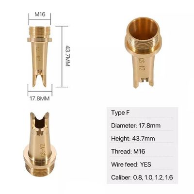 Tipo bocais do bocal da soldadura de laser do diâmetro 17.8mm do laser da fibra de F