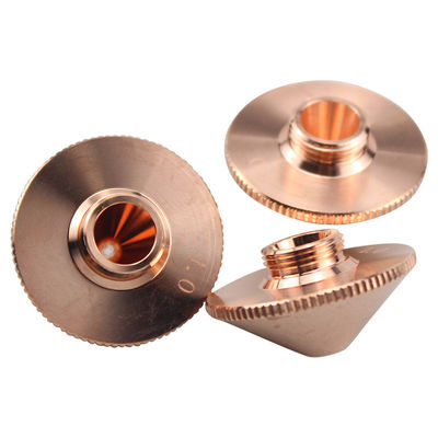 Datilografe bocais de um cobre do pulverizador do calibre 0.8mm-7.0mm do bocal do corte do laser