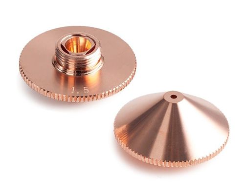 Datilografe bocais de um cobre do pulverizador do calibre 0.8mm-7.0mm do bocal do corte do laser