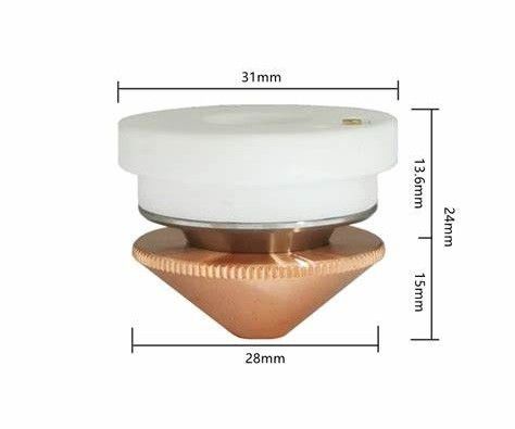 suporte cerâmico do bocal do laser de 31mm para a cabeça de corte do laser da fibra
