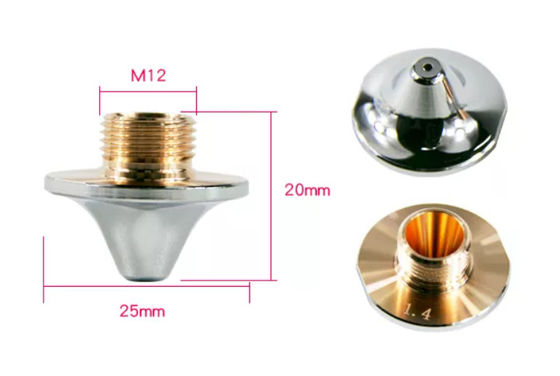 Peças sobresselentes da máquina de corte do laser de AMADA Laser Nozzle Height 20mm
