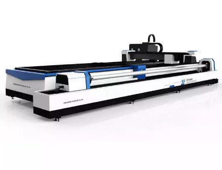 Cortador de aço inoxidável do laser da fibra da máquina 3015AM 3000w do cortador do laser do tubo