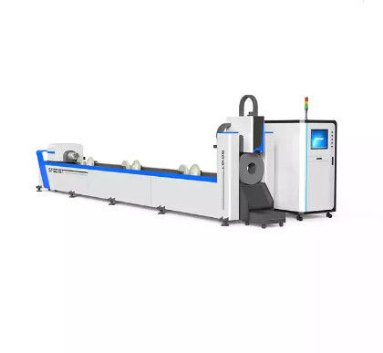 o cortador de tubulação do metal do laser do cortador do laser da fibra de 6016T 6000w faz à máquina a alimentação automática