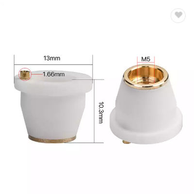 Linha das peças M5 do laser da fibra do suporte do bocal do laser da alumina de D13mm