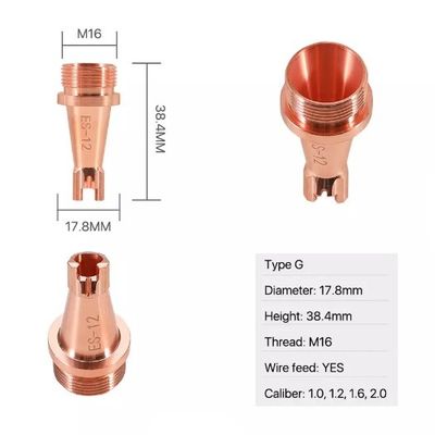 Máquina de soldadura do laser de Nozzles For Fiber do soldador do laser de M16 D17.8