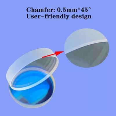 diâmetro protetor 55mm de Thk 9mm da janela da lente do laser da fibra 1064nm