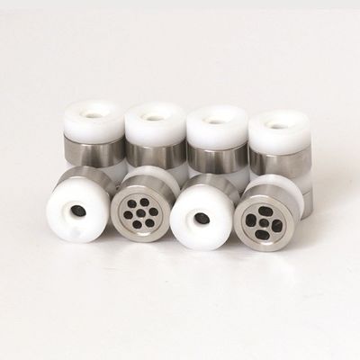 Válvulas cerâmicas de aço inoxidável da maneira dos acessórios um da válvula de Nonreturn da bola para a água Jet Loom