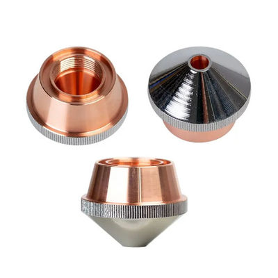 O bocal do corte do laser da série do OEM DNE para a cabeça Chrome da máquina da fibra chapeou