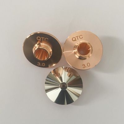 Eficiência elevada e precisão de cobre do bocal das peças da cabeça de cortador do laser