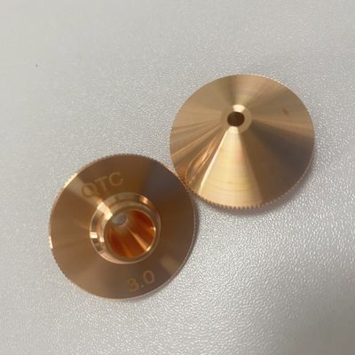 Eficiência elevada e precisão de cobre do bocal das peças da cabeça de cortador do laser