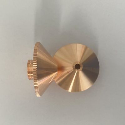 Eficiência elevada e precisão de cobre do bocal das peças da cabeça de cortador do laser